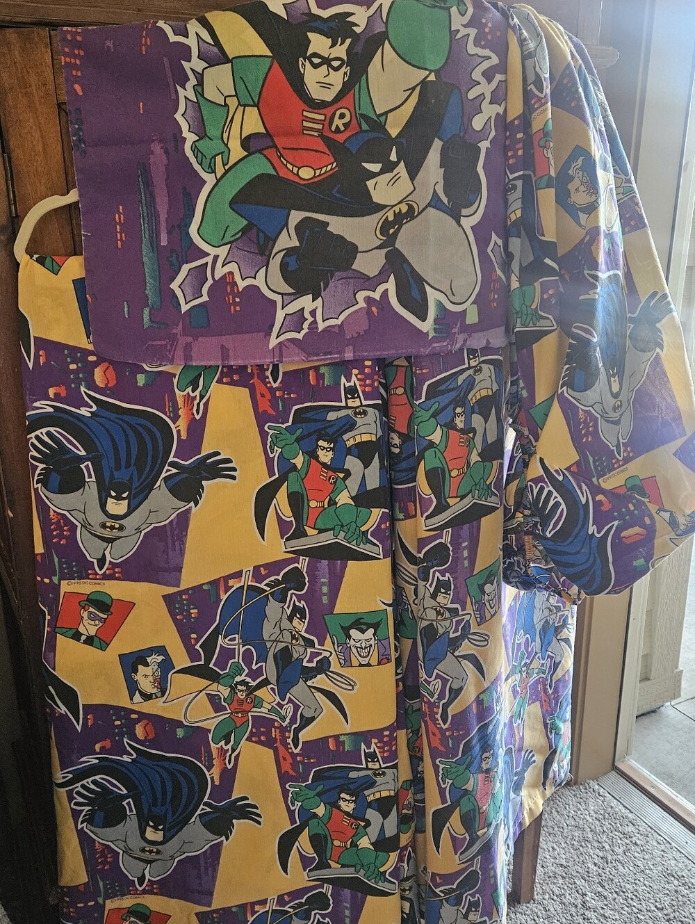 1995 DC Comic 4 piece Twin Bedding set